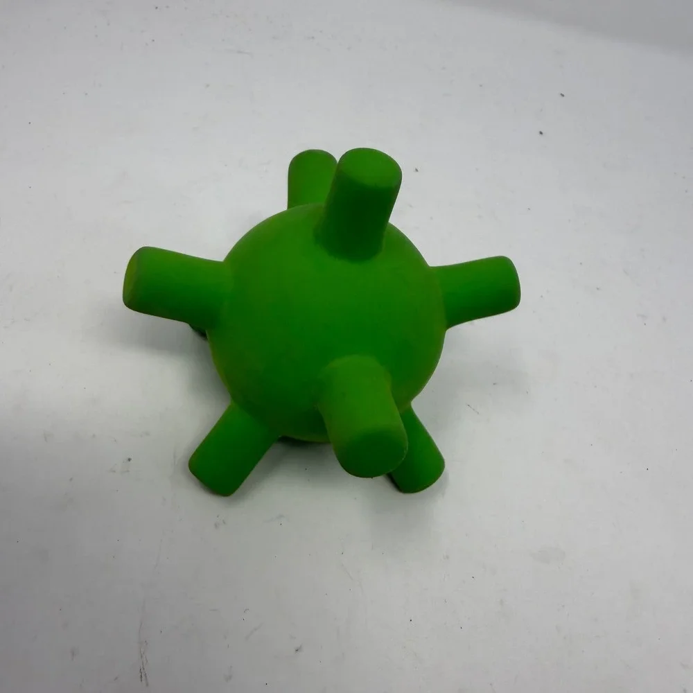 Lovevery Green Silicone Sensory Ball Nubby‎ Spiked Easy Grip Infant Toy 10/2021